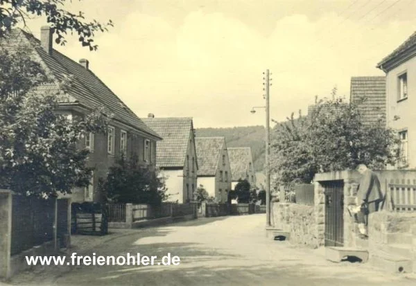 Die Grimmestraße auf der Bettenhelle, ca. 1950