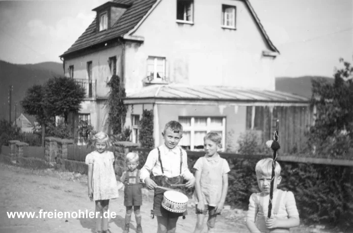 Kinderschützenfest Bergstraße in den 50er Jahren