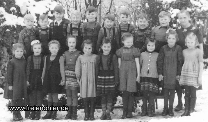 Jahrgang 1946/47 - Entlassung Kindergarten 1953