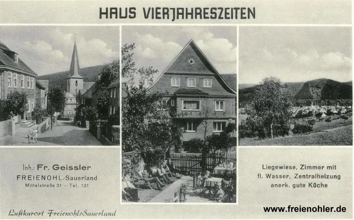 Haus Vierjahreszeiten, 1954