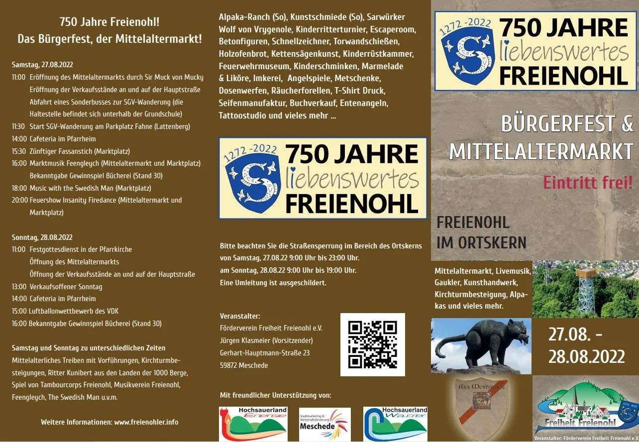 Flyer zum Bürgerfest