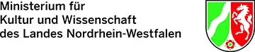 Schild Gesponsert durch : Ministerium für Kultur Und Wirtschaft des Landes Nordrhein-Westfalen