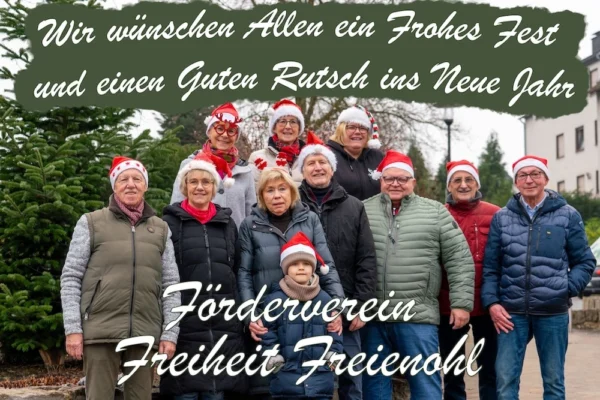 Weihnachtsgruß 2025 des Fördervereins Freiheit Freienohl