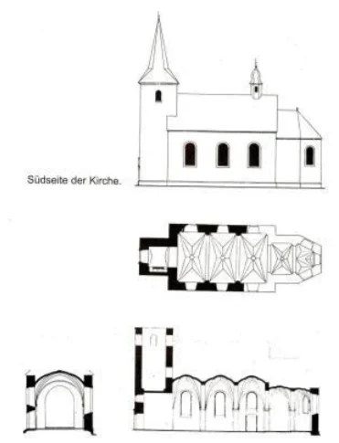 Grundriss der Kirche