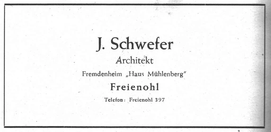 Architekt Schwefer