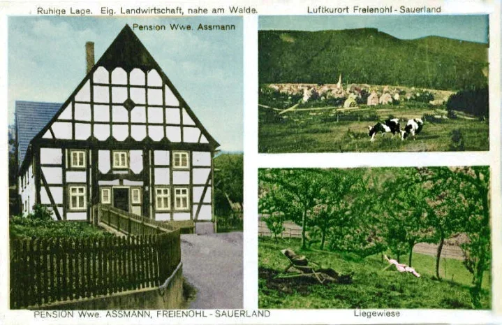 Alt - neu? - Ansichtskarte Haus Assmann