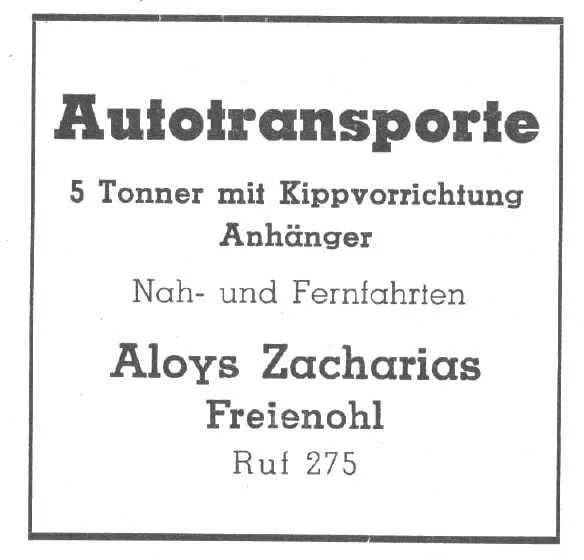 Auto-Transporte Zacharias