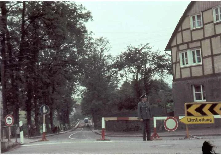 Renovierung der Ruhrbrücke aus den 60er Jahren.