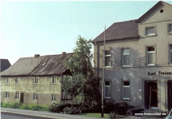 Amtsgebäude mit Haus "Schröder", ca. 1963