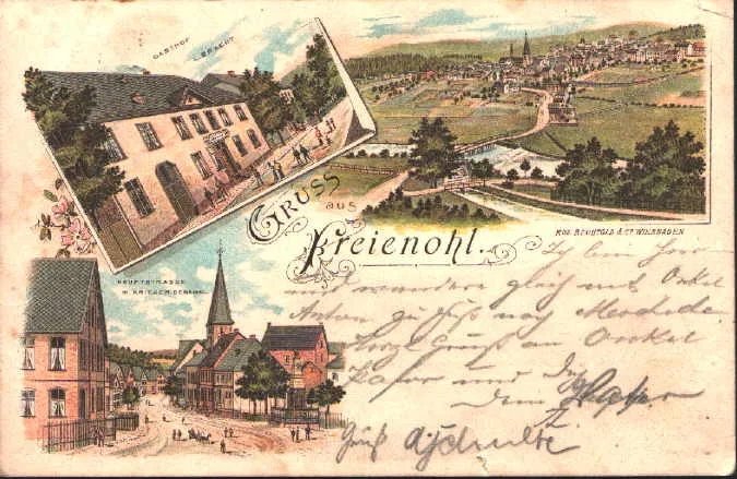 Meine älteste Ansichtskarte - abgestempelt am 10.09.1897 in Freienohl