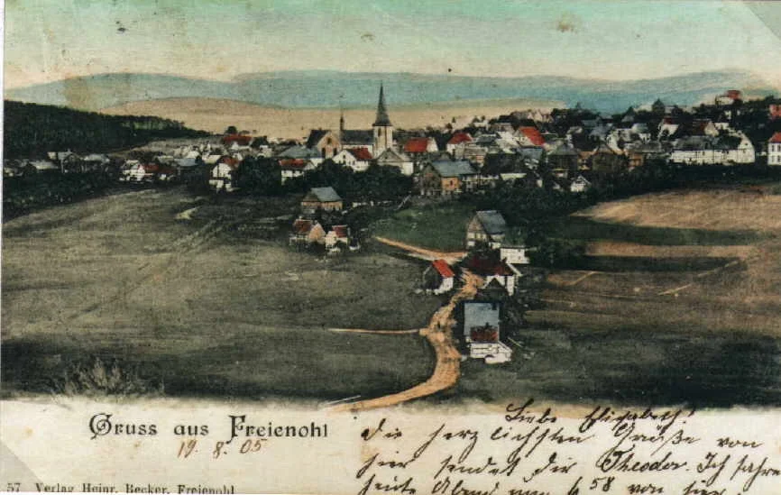 Gruß aus Freienohl - 19.08.1905