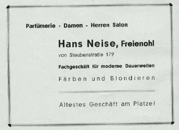 Friseur Hans Neise