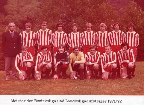 Meister der Bezirksliga und Landesligaaufsteiger 1971/72