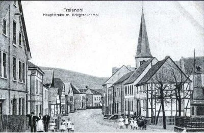 Freienohl um 1900 - Sieben Jahre nach dem Grossfeuer