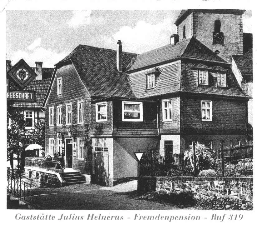 Gaststätte Julius Helnerus (Domschänke) 1955