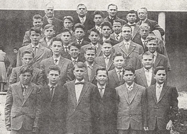 Jahrgang 1943/44 - Schulentlassung Männer