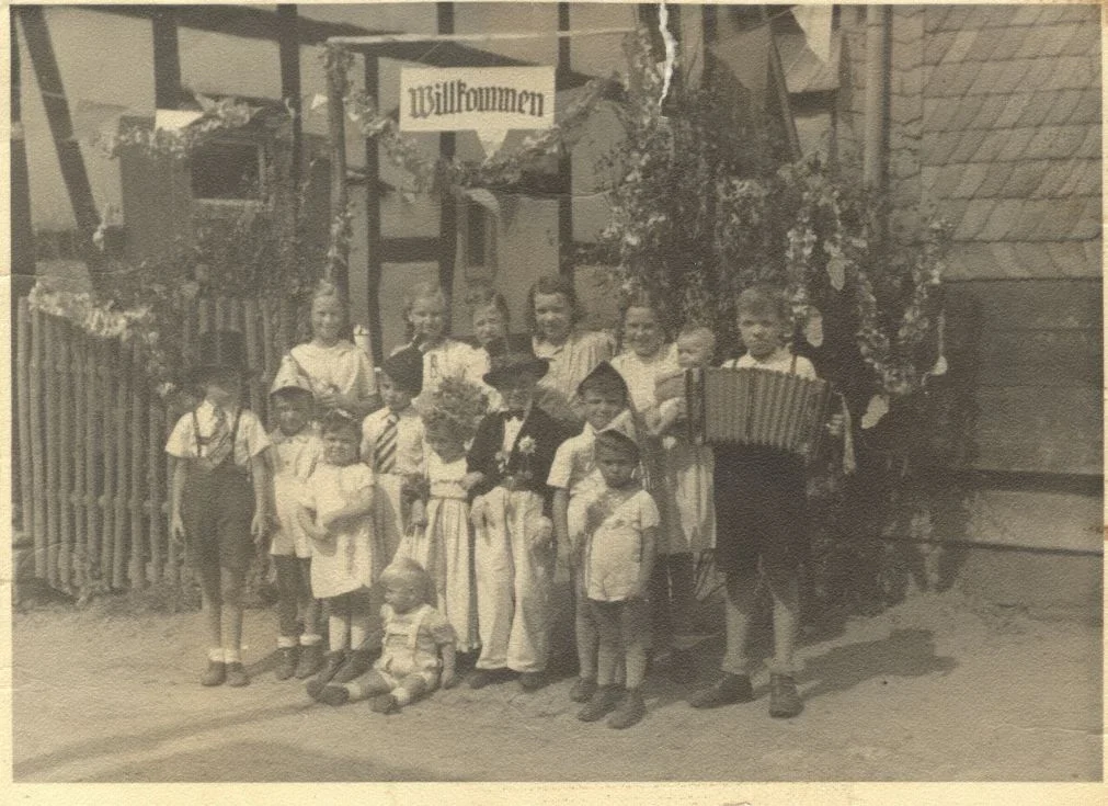 Kinderschützenfest 1949 in der Vossecke