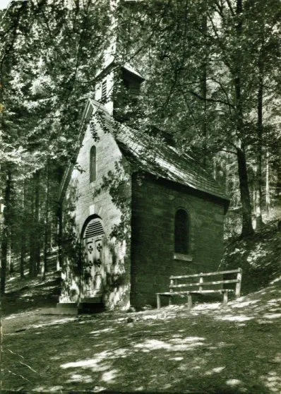 Die "Küppelkapelle" im Freienohler Küppel, ca. 1957