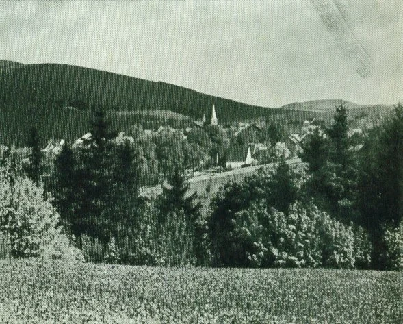 Vorderseite der Kurkarte vom Luftkurort Freienohl aus dem Jahre 1957