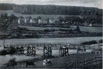 Die alte Langelbrücke - Alte Ansichtskarte