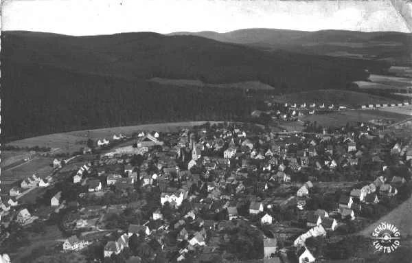 Luftaufnahme von Freienohl, 1952