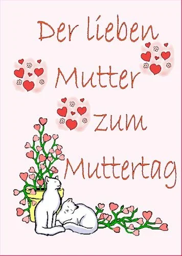Karte zum Muttertag
