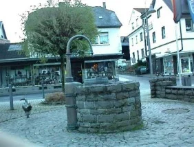 Freienohler Marktplatz mit Brunnen