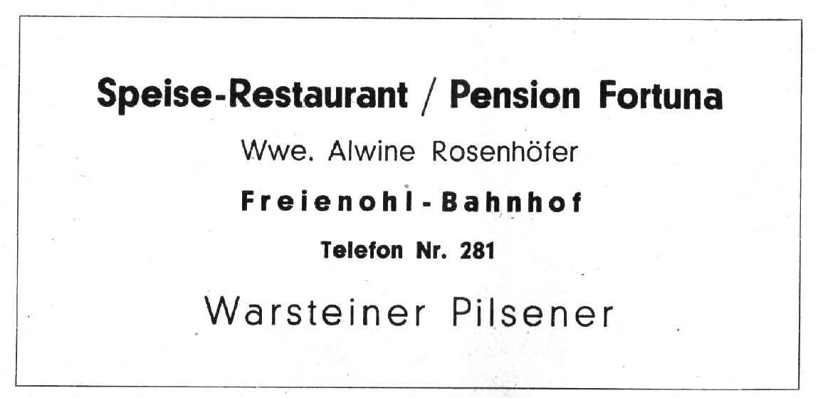 Restaurant / Pension Fortuna