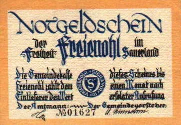 Rückseite Freienohl im Sauerland