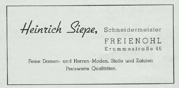 Schneiderei Siepe