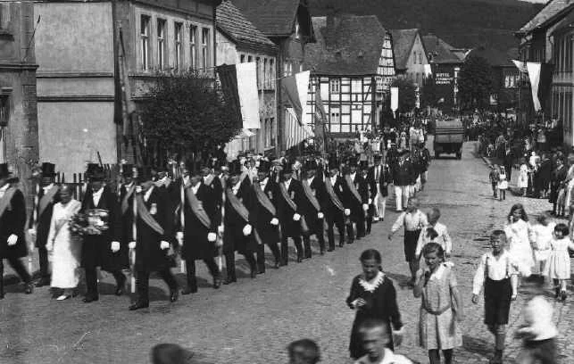 Schützenfestumzug 1930 / 31