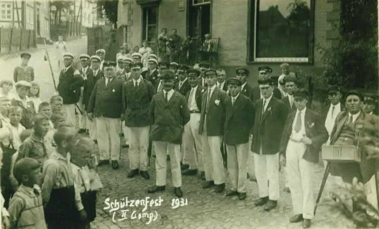 Schützenfest 1931 - 2. Kompanie