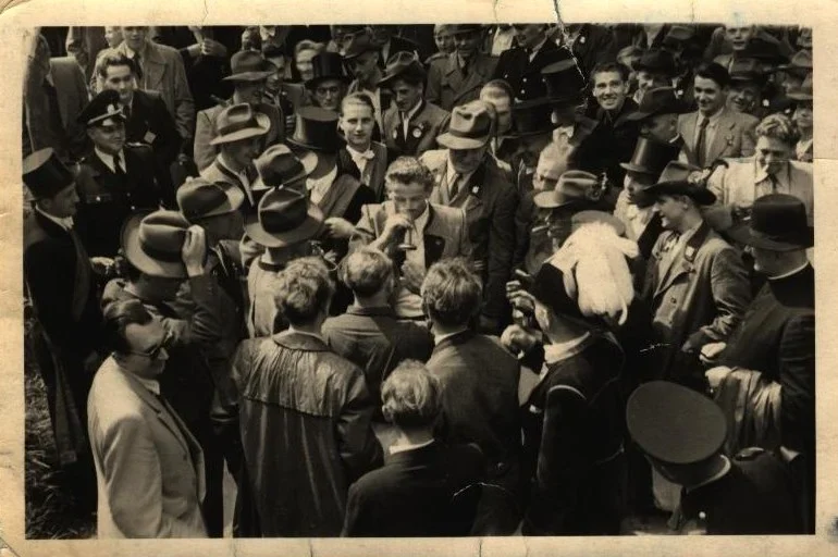 Schützenfest-Montag 1953 - Schützenkönig Gustav Kipar