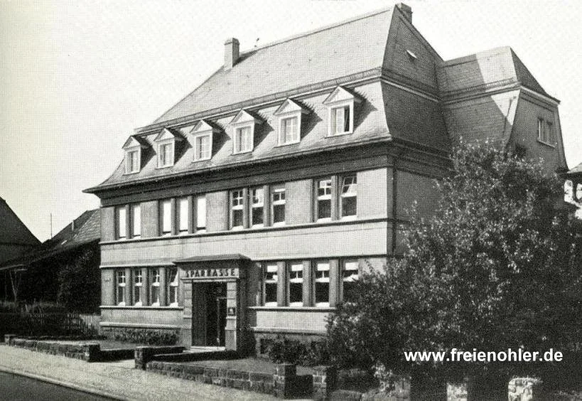Amtsparkasse Freienohl um 1950