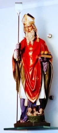 Der heilige Nikolaus im Gewand eines katholischen Bischofs