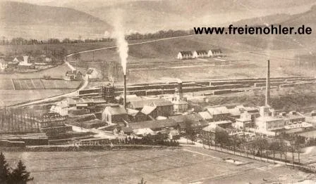 Die alte Zellstofffabrik 1883 bis 1931
