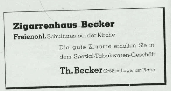 Zigaretten Becker