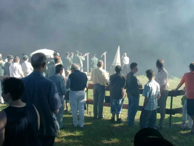 Vogelschießen am Schützenfestmontag an der Ruhr