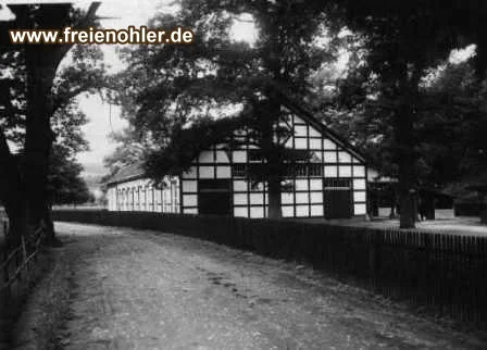 Alte Schützenhalle. Gebaut 1890.
