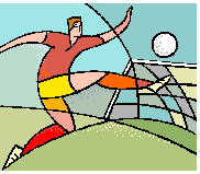Pictogramm Fußballspieler