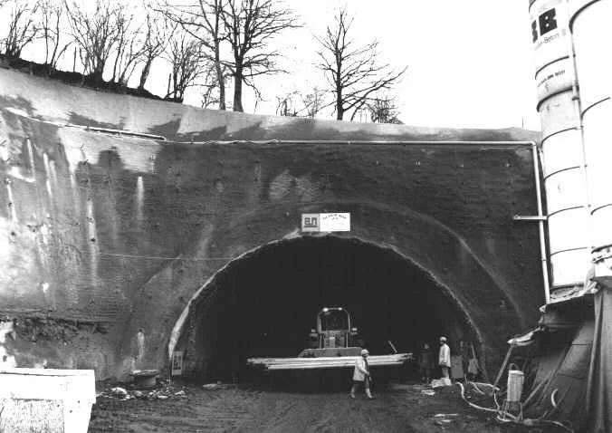 Bau des Hembergtunnels