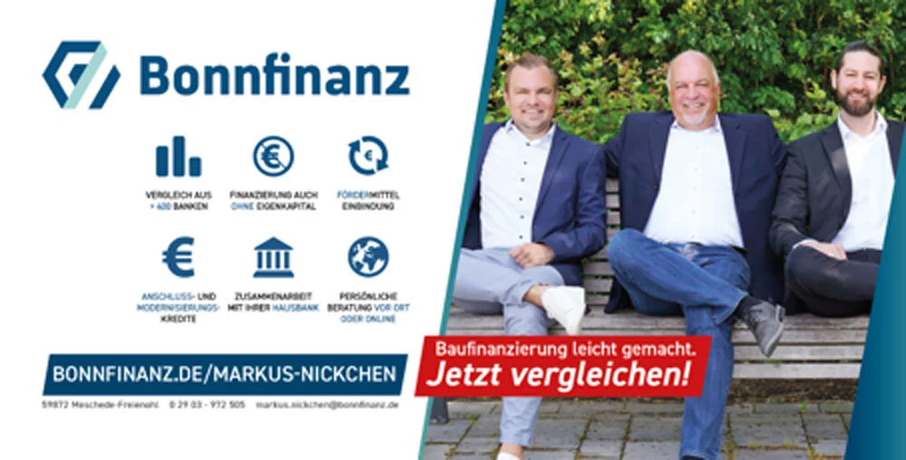 Neuer Sponsor: Finanzberatung Markus Nickchen
