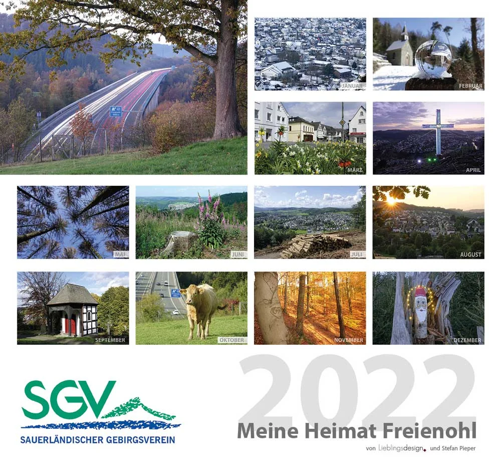 Letzte Freienohl-Kalender 2022 vom SGV sind noch erhältlich