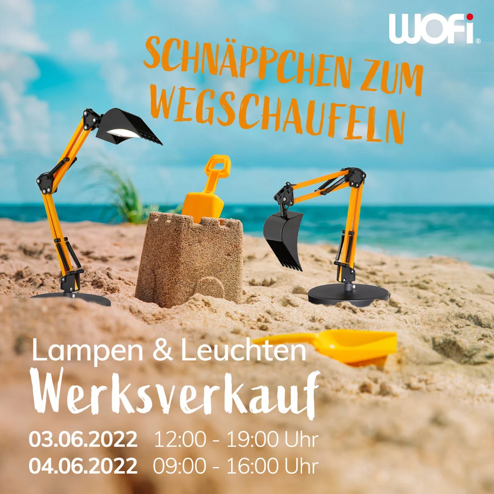 Wofi Werksverkauf am 03. und 04. Juni 2022
