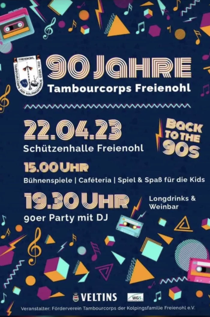 90 Jahre Tambourcorps - Große Feier am 22.04.2023
