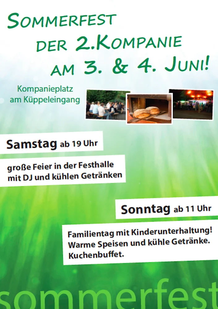 Sommerfest 2023 der 2. Kompanie

