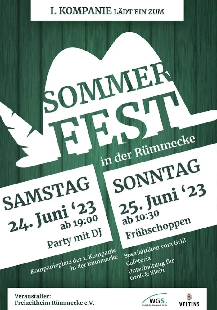 Sommerfest 2023 der 1. Kompanie
