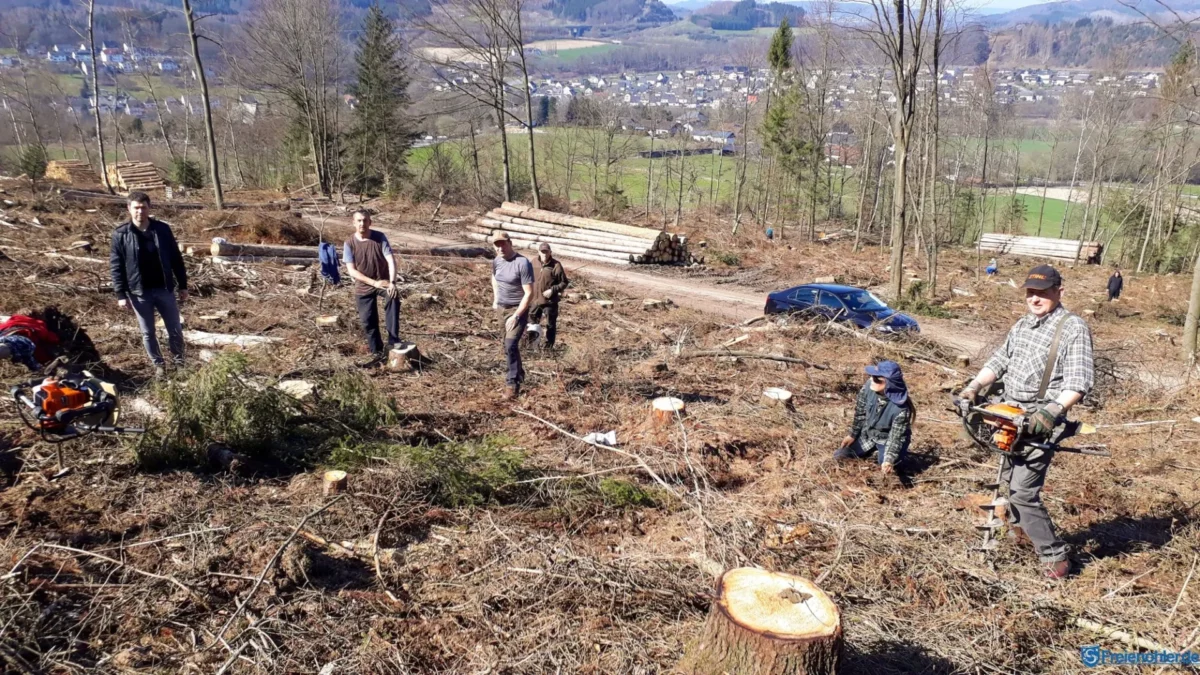 Pflanzaktion Klimawald PCE Instruments